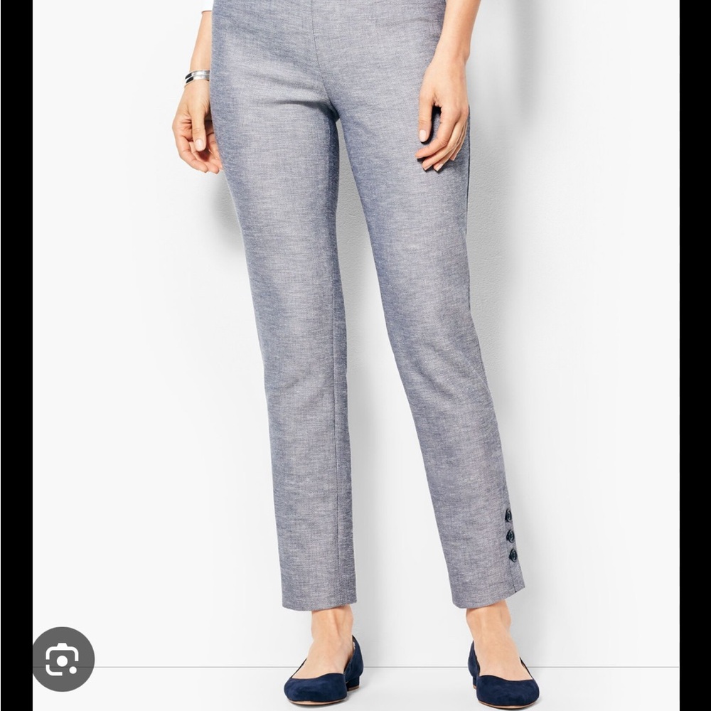 Talbots Chatham Women's Gray Slim Fit Pants